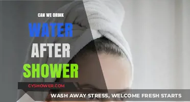 Is It Safe to Drink Water Right After Showering?
