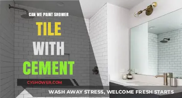 Painting Shower Tile with Cement: A Durable DIY Solution?