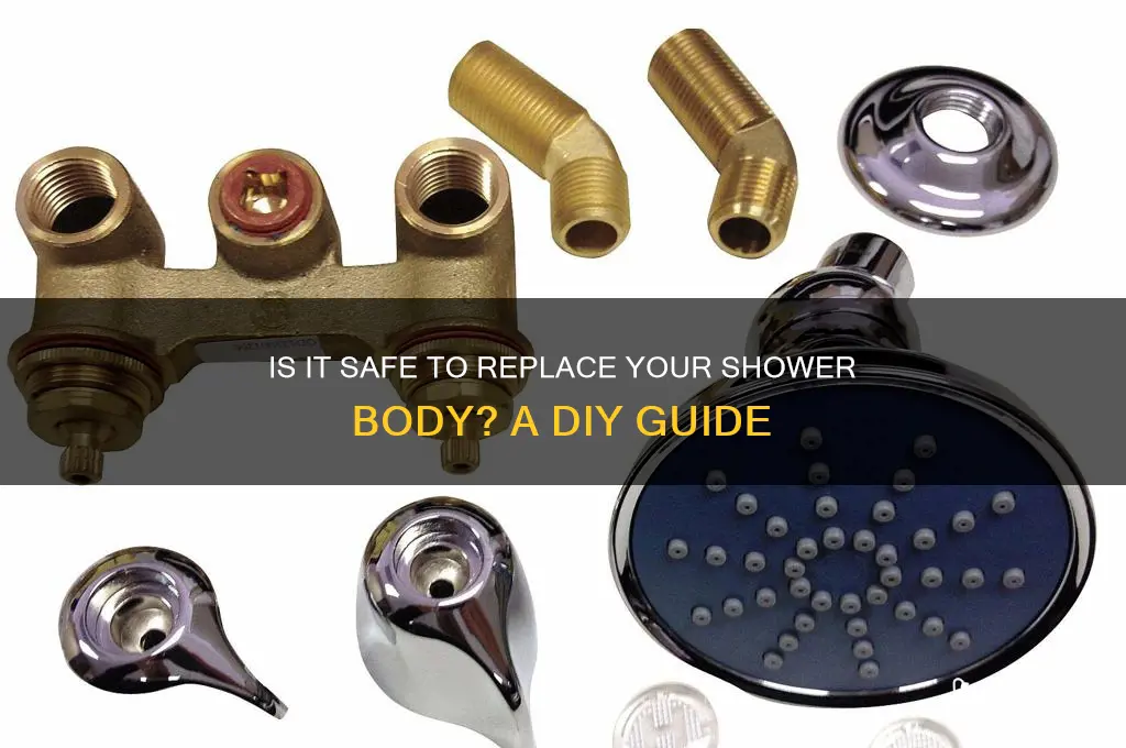 can we safe to change the shower body