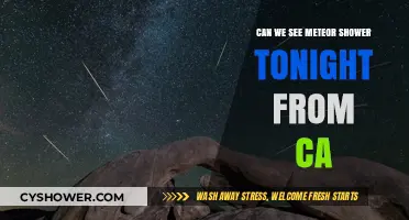 Meteor Shower Visibility Tonight in California: What to Expect