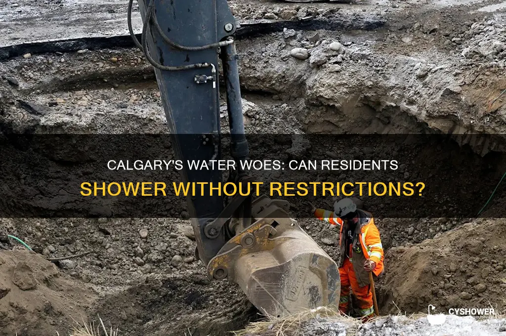 can we shower in calgary