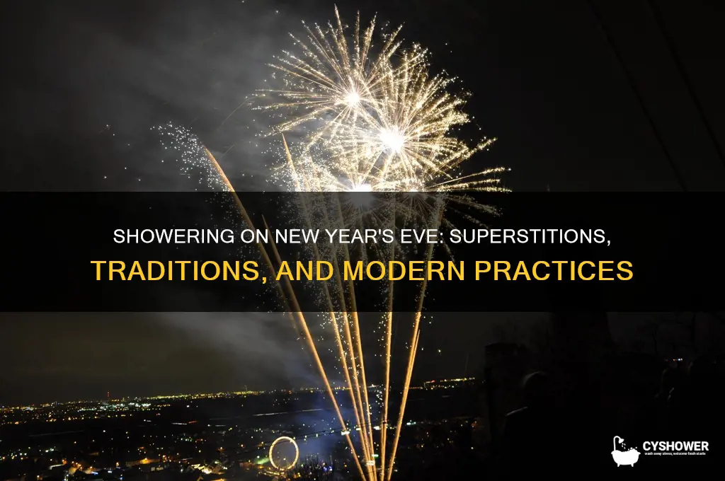 can we shower on new years eve