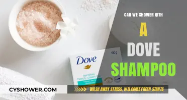 Can You Shower with Dove Shampoo? A Complete Guide