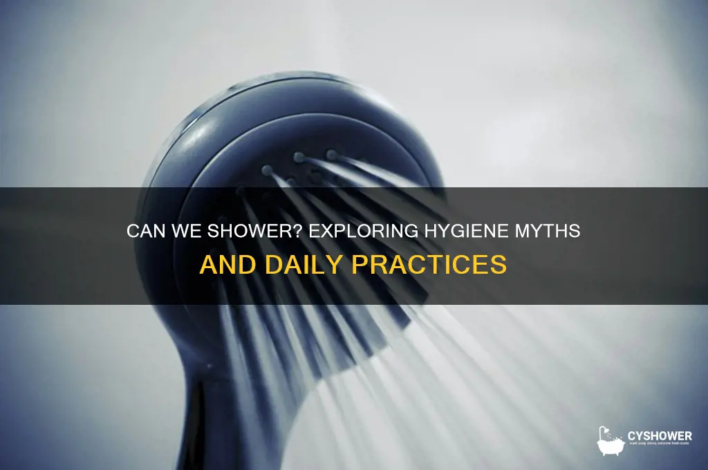 can we shower