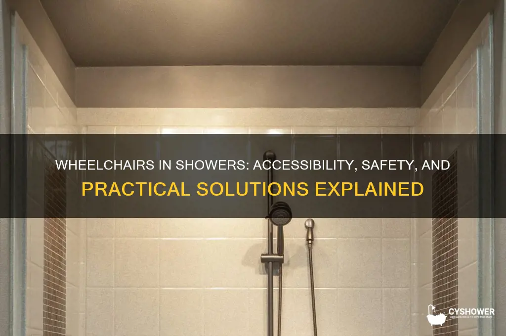 can wheelchairs go in the shower