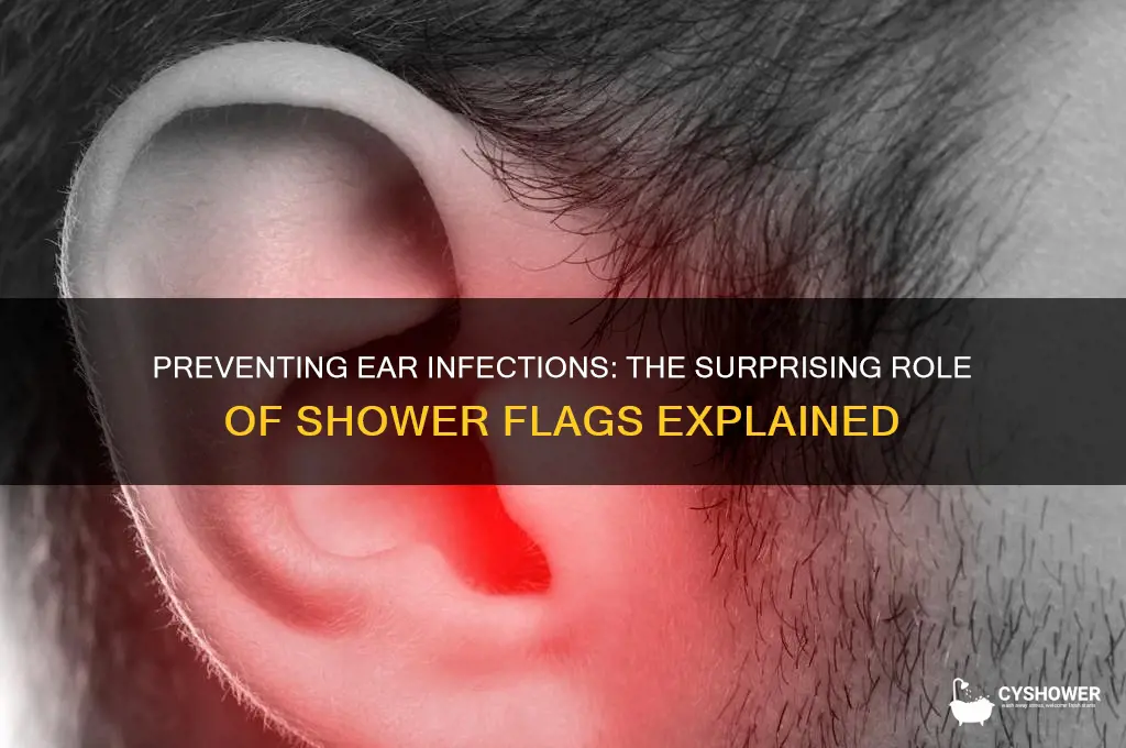 can why are flags in the shower prevent ear