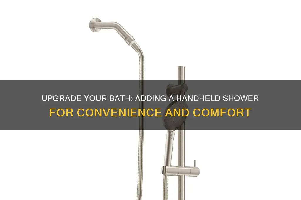 can you add a handheld shower