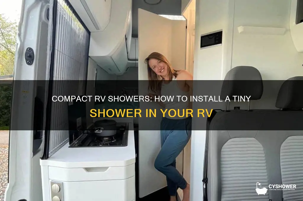 can you add a tiny shower to an rv