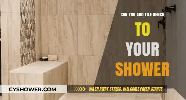 Enhance Your Shower with a Stylish and Functional Tile Bench