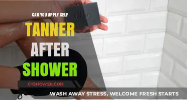 Post-Shower Glow: Applying Self-Tanner for Flawless Results