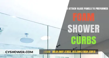 Attaching Glass Panels to Preformed Foam Shower Curbs: A Guide
