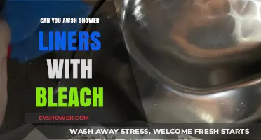 Safely Cleaning Shower Liners: Using Bleach for Mold and Mildew Removal