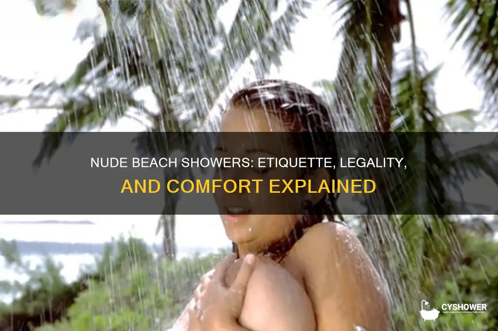 can you be naked in an exposed beach shower