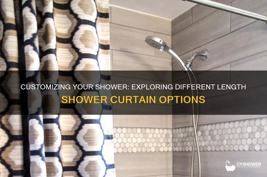 can you buy different length shower curtains