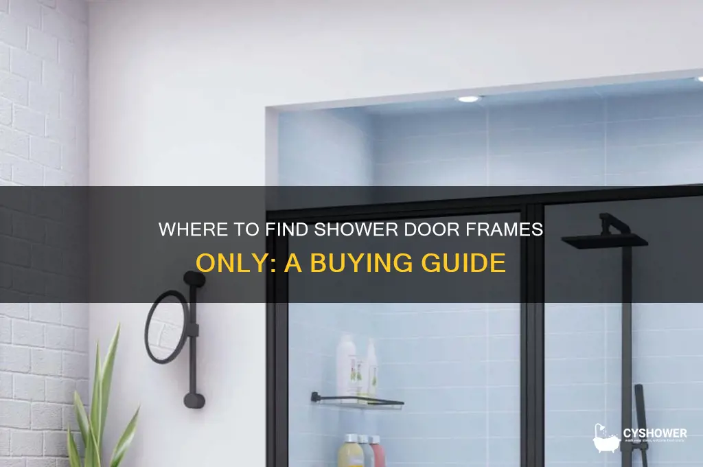 can you buy just frames for shower doors