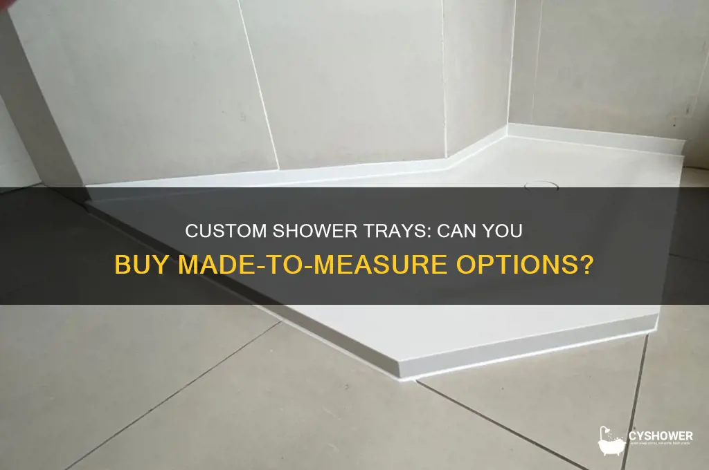 can you buy made to measure shower trays