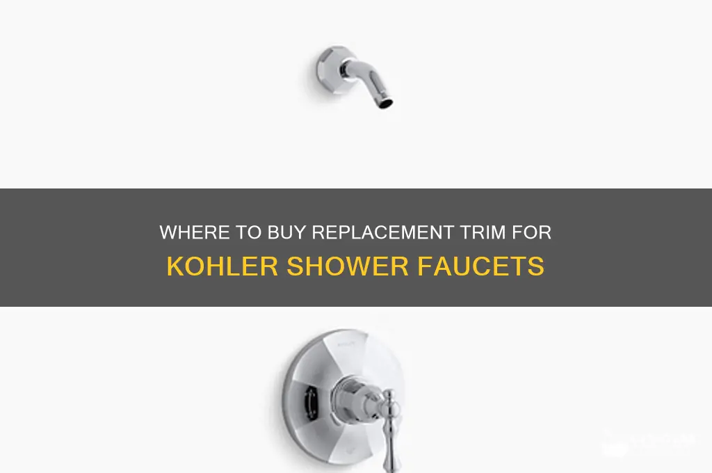 can you buy new trim for kohler shower faucets