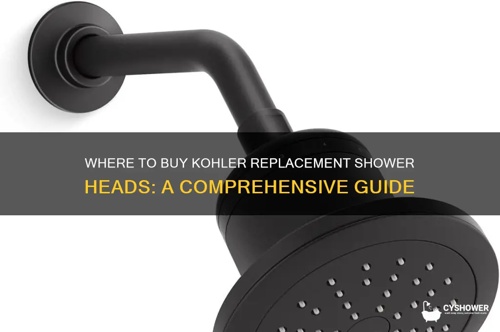 can you buy replacement shower head kohler