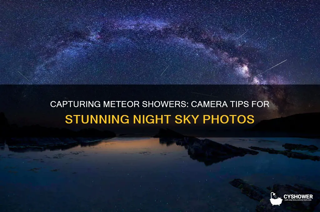can you capture meteor shower with camera