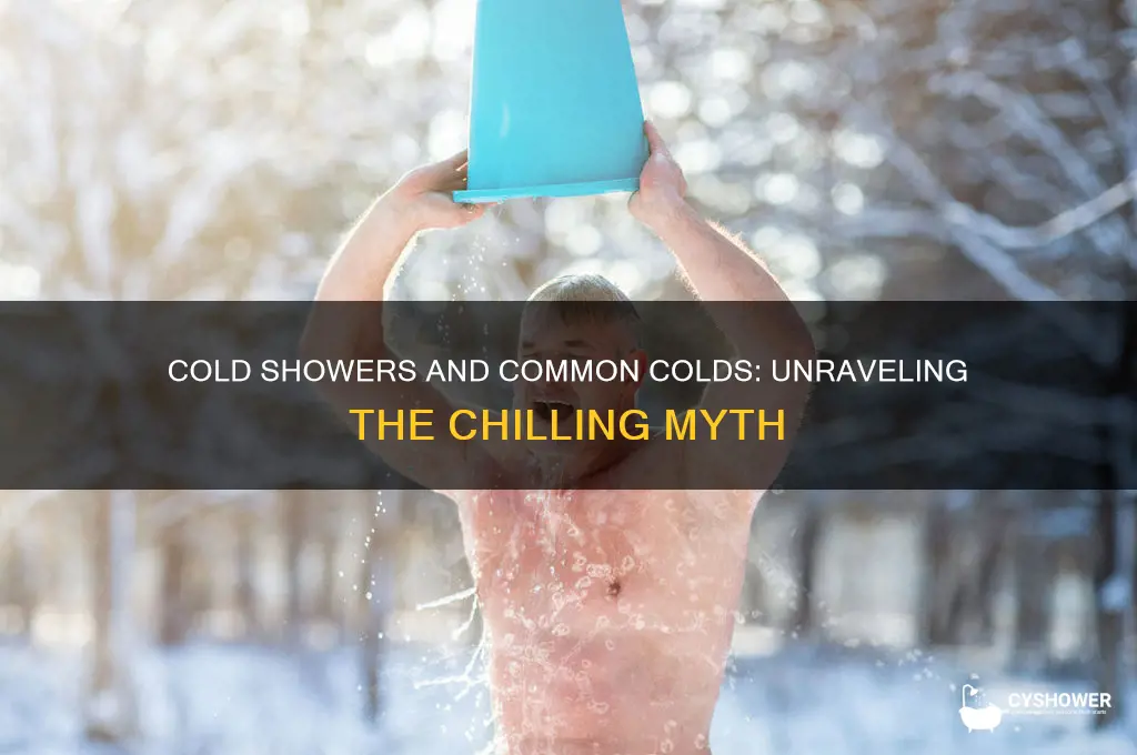 can you catch a cold from a cold shower