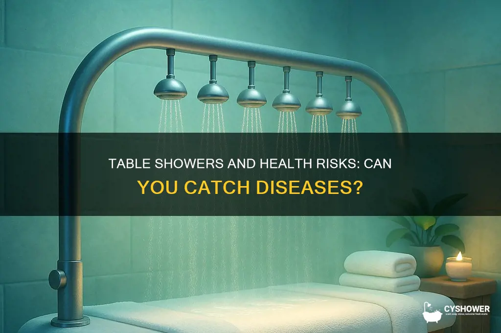 can you catch a disease from table shower