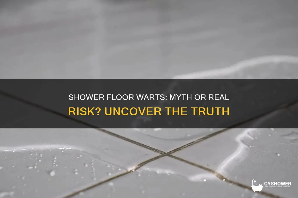 can you catch warts from a shower floor