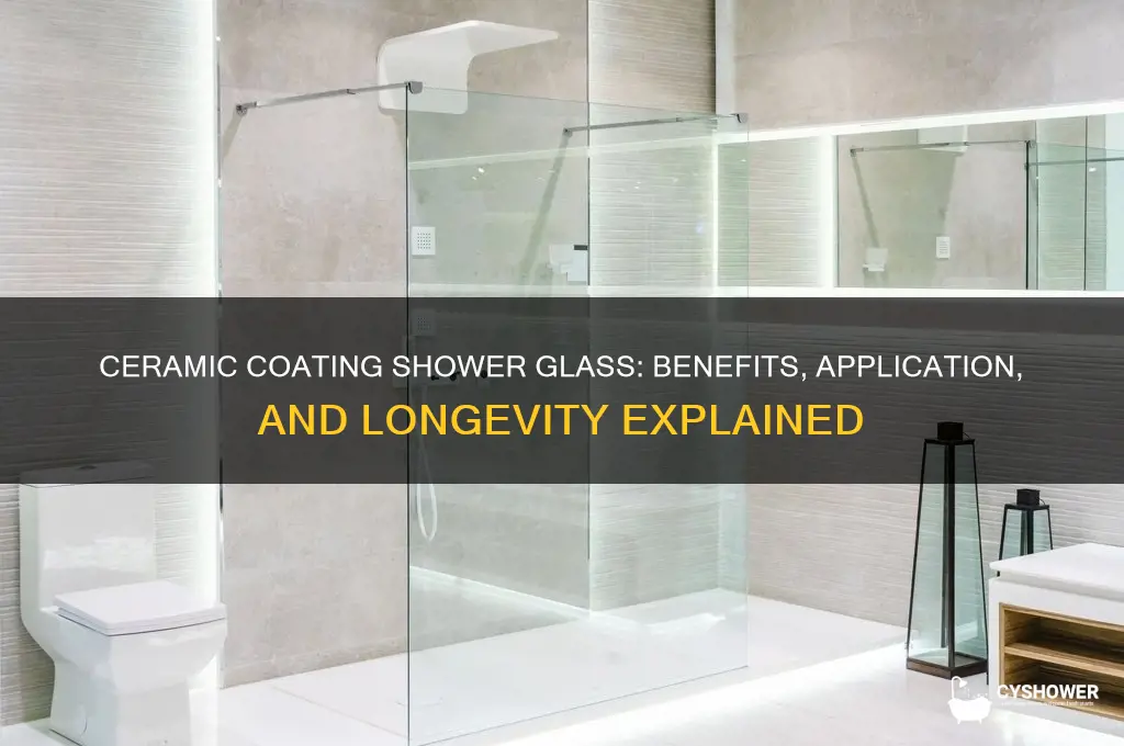 can you ceramic coat shower glass