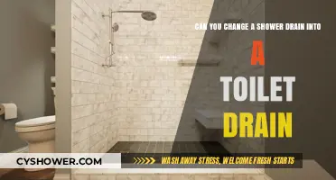 Transforming Shower Drains into Toilet Drains: Is It Possible?
