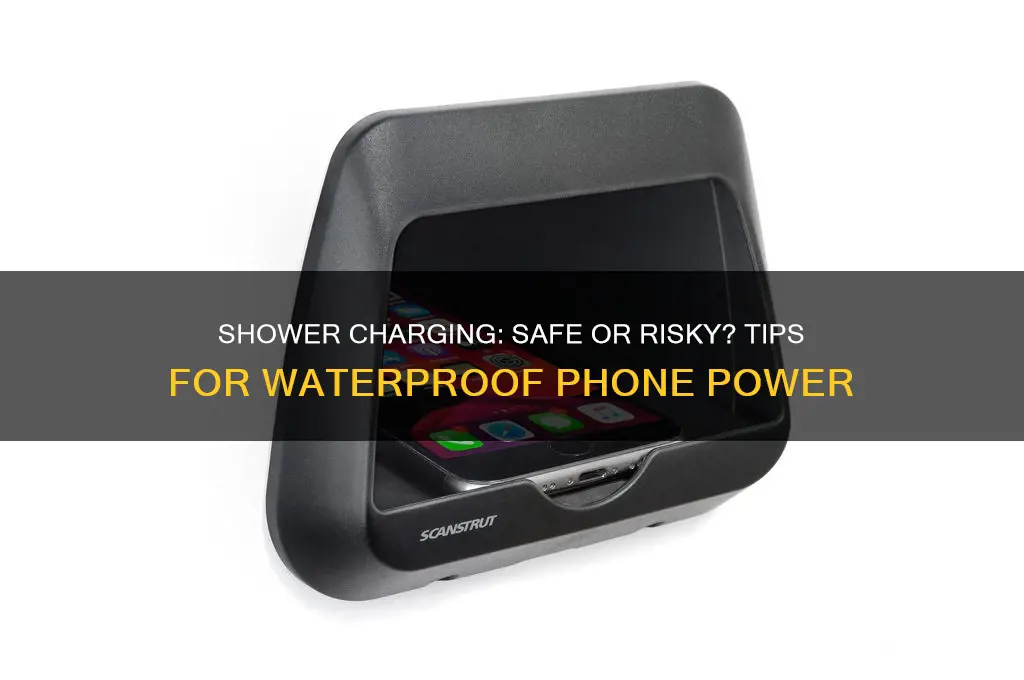 can you charge your phine when taking a shower