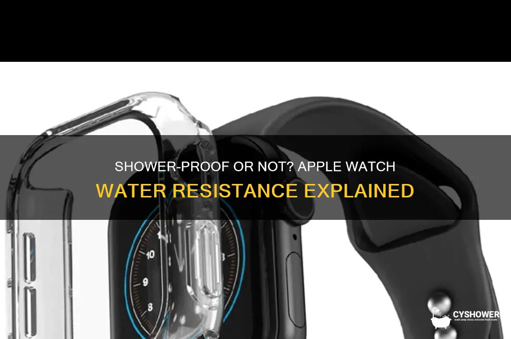 can you check your apple watch in the shower