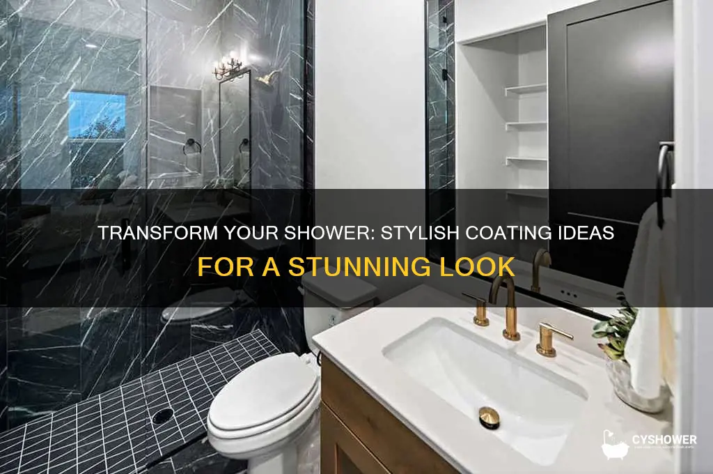 can you coat shower to look nice