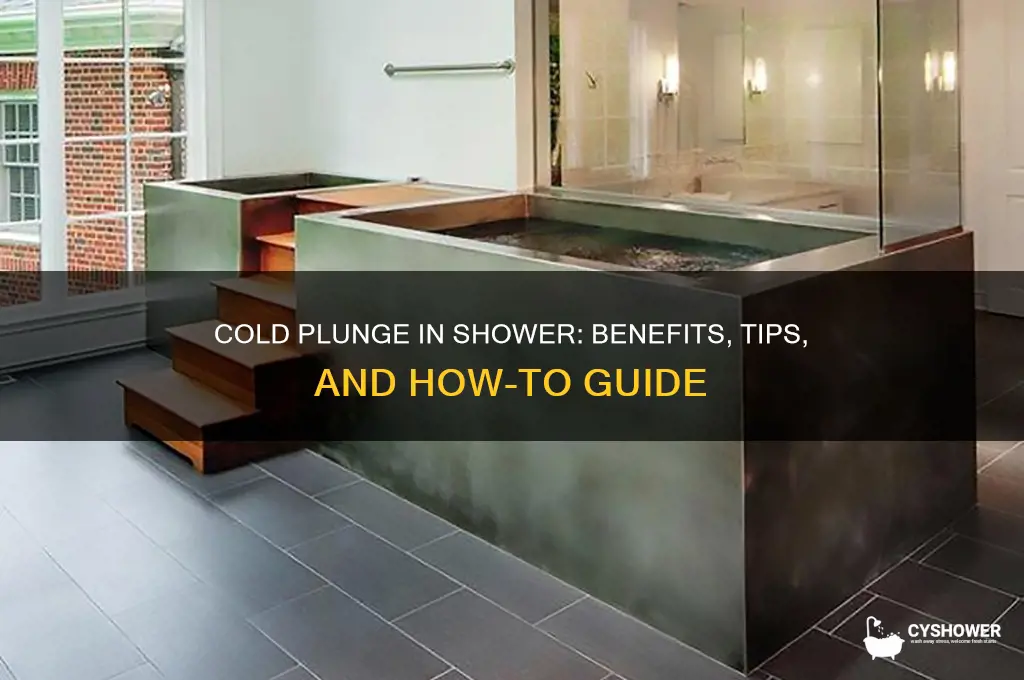 can you cold plunge in shower
