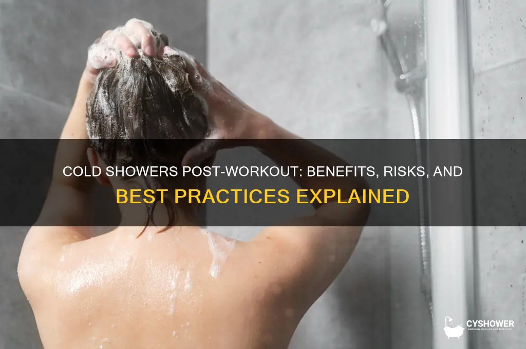 can you cold shower after workout