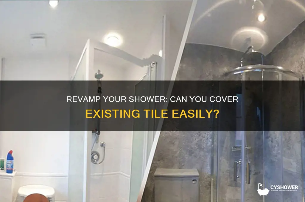 can you cover existing shower tile