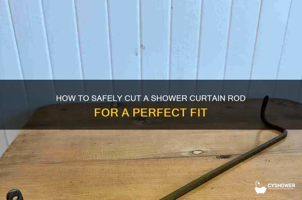 can you cut a shower curtain rod