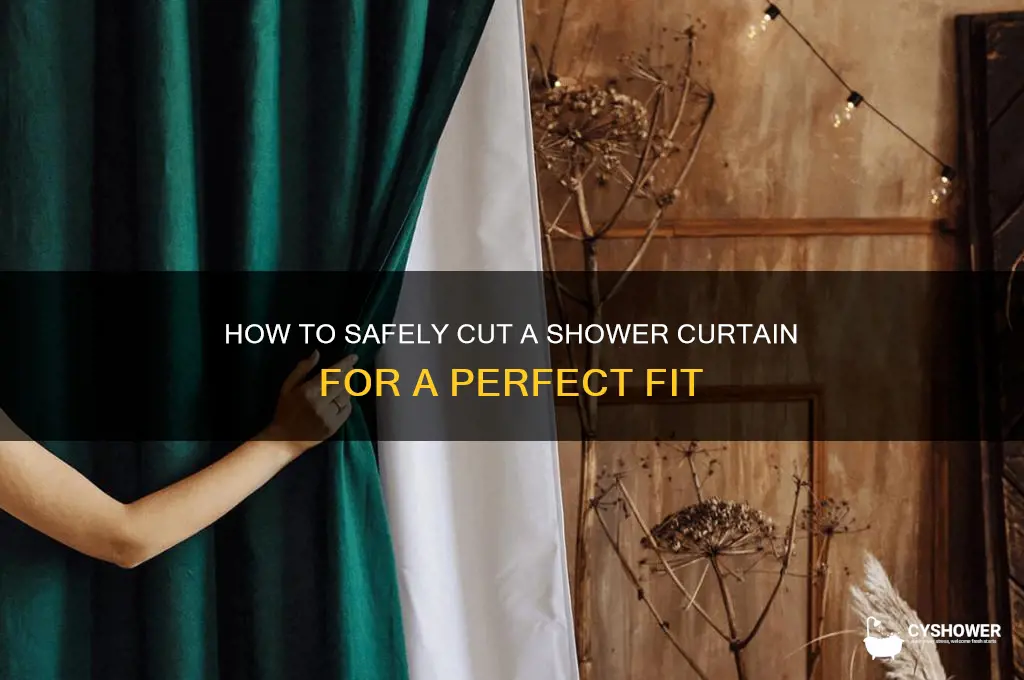 can you cut a shower curtain