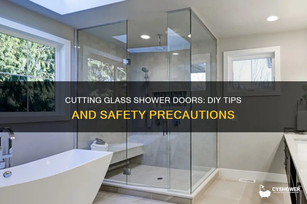 can you cut glass shower doors