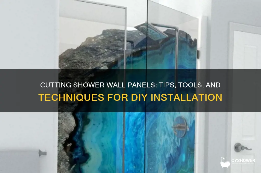 can you cut shower wall panels