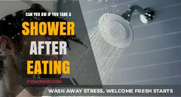 Showering After Eating: Debunking the Myth of Deadly Consequences