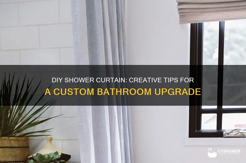 can you diy a shower curtain