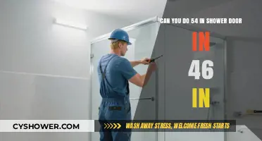 Fitting a 54-Inch Shower Door in a 46-Inch Opening: Is It Possible?