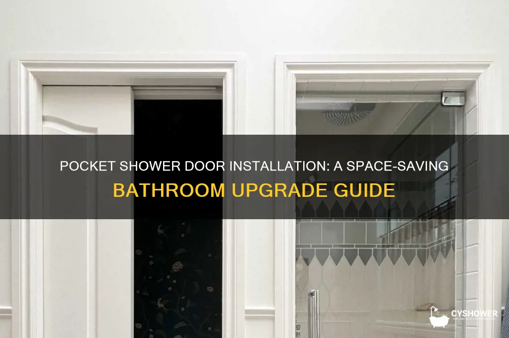 can you do a pocket shower door