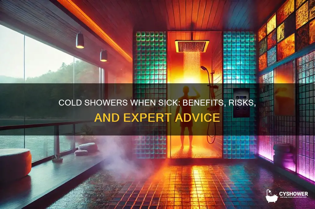 can you do cold shower when sick