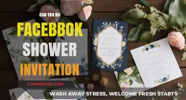 Creative Facebook Shower Invitations: Tips and Ideas for Your Event