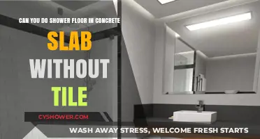 Concrete Slab Shower Floors: A Tile-Free Option for Modern Bathrooms