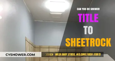 Can You Install Shower Tile Directly on Sheetrock? A Guide
