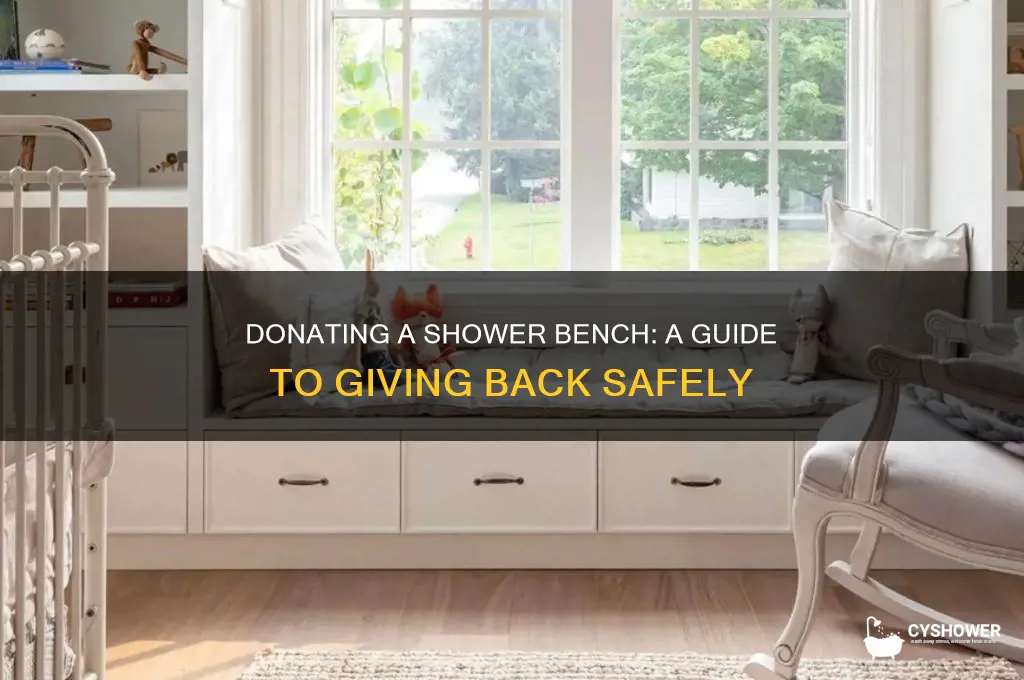can you donate a shower bench