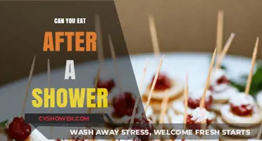 Post-Shower Snacking: Is Eating After a Shower Safe or Risky?