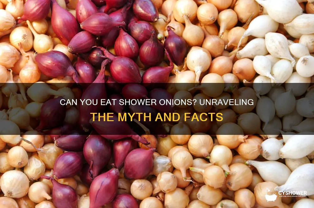 can you eat shower onions