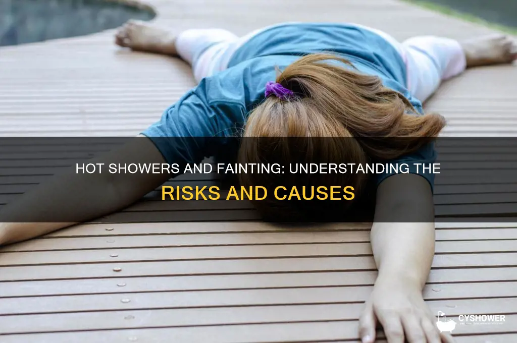 can you faint from a hot shower